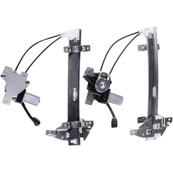 ECCPP Power Window Regulators Rear with Motor Assembly Replacement Parts for 1997-2005 For Buick Century 1997-2004 For Buick Regal 1998-2002 For Oldsmobile Intrigue