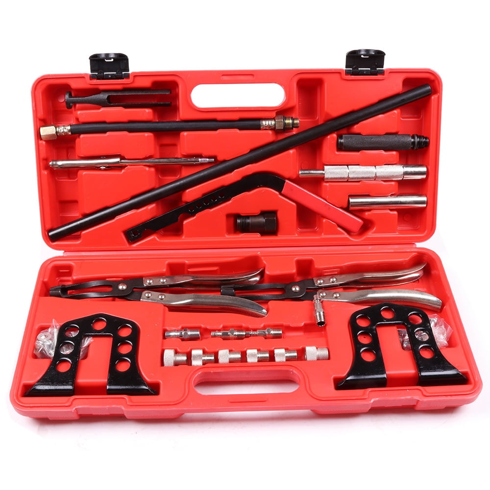 ECCPP Pro Cylinder Head Valve Spring Compressor Removal Installer Tool Fit for 8 16 and 24 valve engines