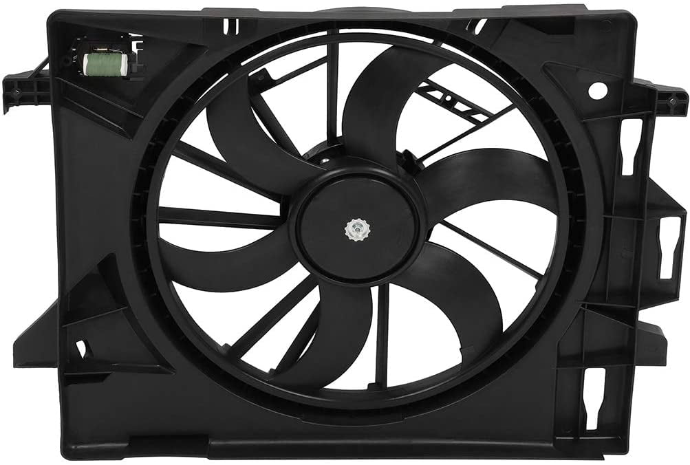 ECCPP Radiator Cooling Fan 621-028 621860 Replacement fit for 2008-2016 for Chrysler Town & Country 2008-2019 for Dodge Grand Caravan