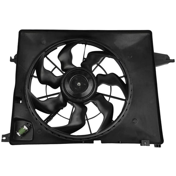 ECCPP Radiator Cooling Fan 621-493 622730 Replacement fit for 2010 2011 2012 for Santa Fe Kia Sorento