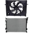 thumbnail image 1 of ECCPP Radiator Cooling Fan Assembly Replacement fit for 2011-2014 for Kia Optima for Hyundai Sonata 2.4L, 1 of 7