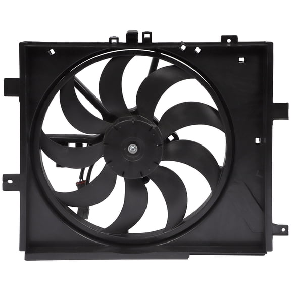 ECCPP Radiator Cooling Fan Assembly fit 2013-2018 for Nissan for Versa 2014-2017 for Nissan for Versa Note 214811HS3A