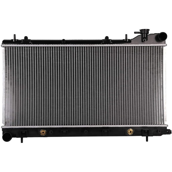 ECCPP Radiator for 1999 2000 2001 for Subaru Impreza Wagon Outback and 4 pcs Oil Hose Clamps