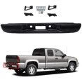 thumbnail image 1 of ECCPP Rear Bumper Fit for 1999-2006 for Chevrolet Silverado 1500,1999-2006 for GMC Sierra 1500 2007 for GMC Sierra 1500 Classic 1999-2004 for GMC Sierra 2500 ( With License Plate Lights) Black, 1 of 3