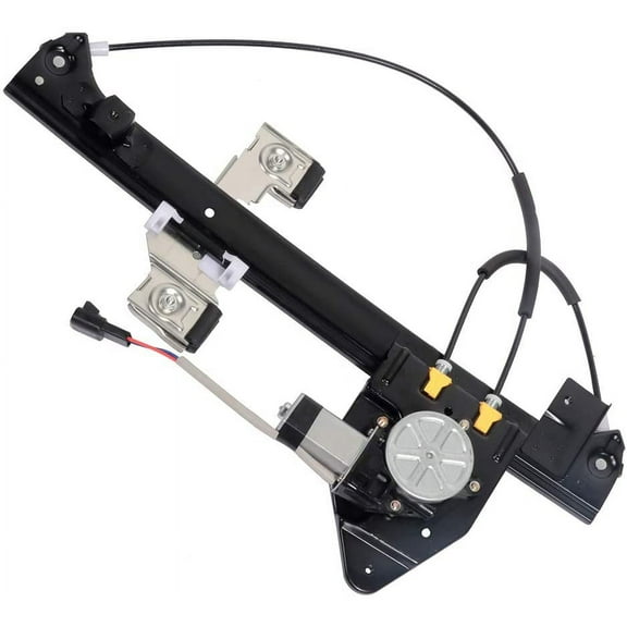 ECCPP Rear Left Driver Side Power Window Regulator with Motor Assembly Replacement fits for 2004-2007 For Buick Rainier 2002-2009 For chevy Trailblazer 2002-2009 For GMC Envoy 10356992 741-892