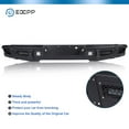 thumbnail image 1 of ECCPP Rear Step Bumper With D-ring Built-In 18W LED Strip Light Replacement Compare with 2009-2014 for Ford for F-150, 1 of 4