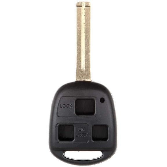 ECCPP Replacement for 1X 3 Buttons Replacement Uncut Keyless Entry Remote Control Car Key Fob Shell Case for Lexus Series HYQ1512 HYQ12BBT HYQ1288T Fits select: 1999-2009 LEXUS RX, 2006 LEXUS GS 300
