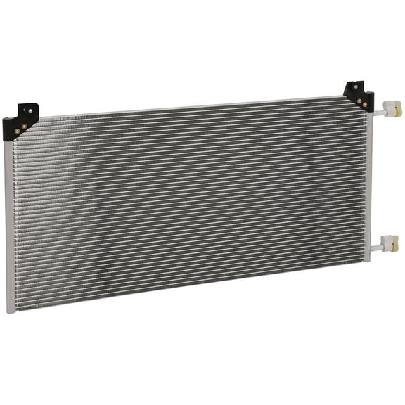 ECCPP Replacement 2334 Radiator 3026 Condenser fit for 2002-2004 for Cadillac for Escalade 5.3L 1999-2004 2009 2010 for Chevrolet for Silverado 1500 4.3L