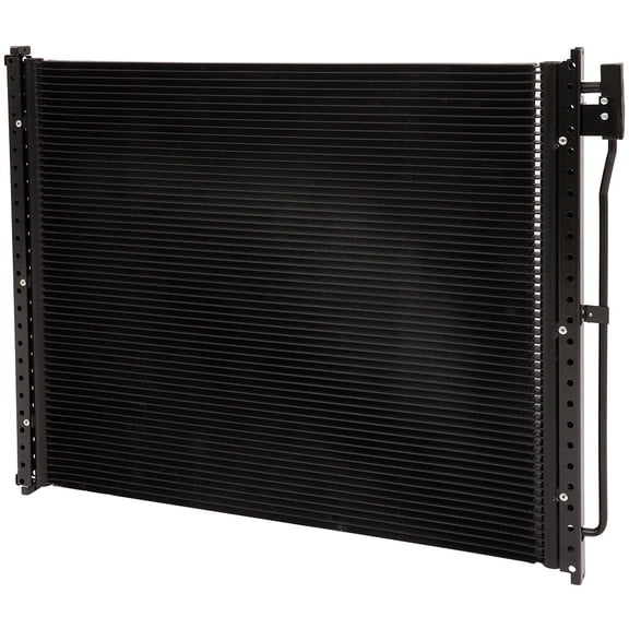 ECCPP Replacement 2741 Radiator 4883 Condenser fit for 2003-2005 for Ford for Excursion 6.0L 2003-2004 for Ford for F-250 Super Duty 6.0L 2003-2004 for Ford for F-350 Super Duty 6.0L