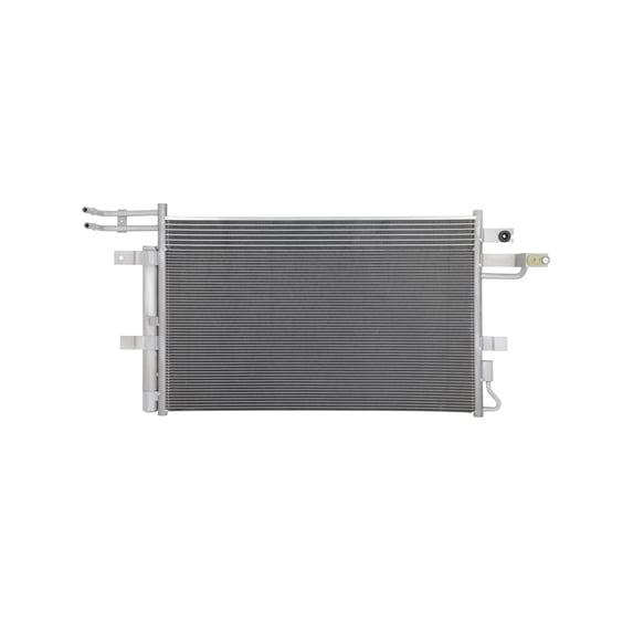 ECCPP Replacement 4241 Condenser 13364 Radiator fit for 2013-2018 for Ford for Flex 3.5L 2013-2018 for Lincoln for MKT 3.7L