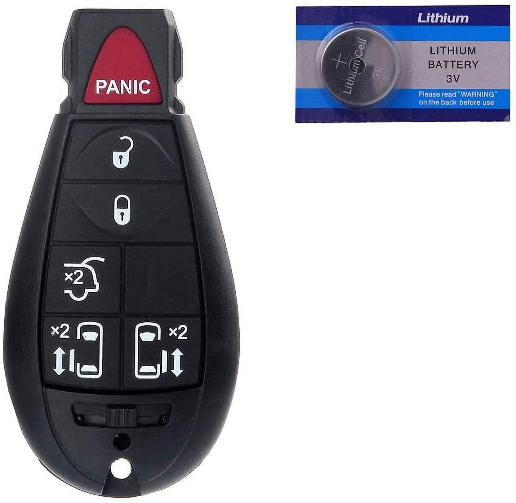 ECCPP Replacement for Complete Keyless Entry Remote Key Fob with