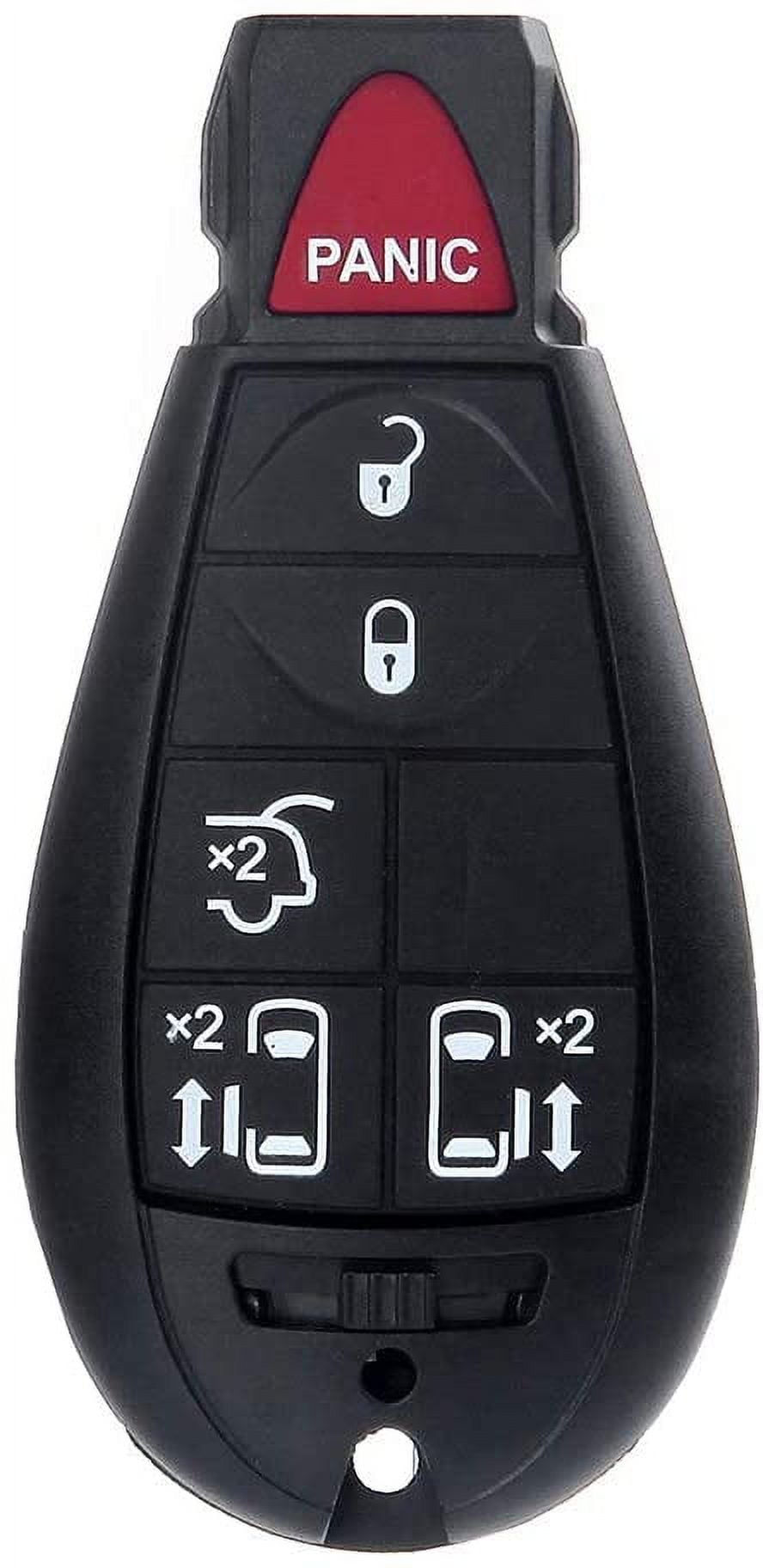ECCPP Replacement Uncut Keyless Entry Remote Car Key Fob for Dodge