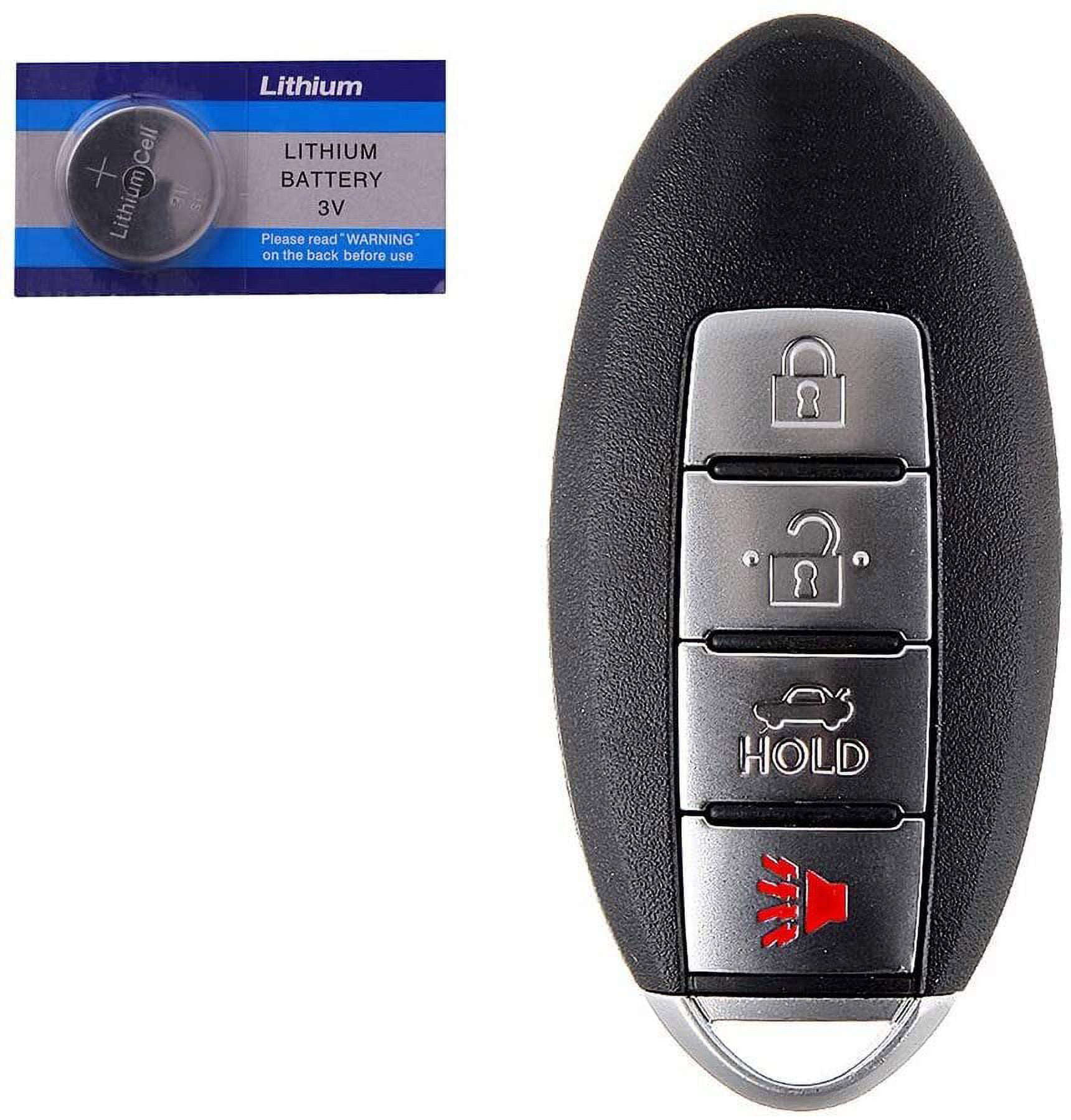 ECCPP Replacement fit for Complete Uncut Keyless Entry Remote Key Fob