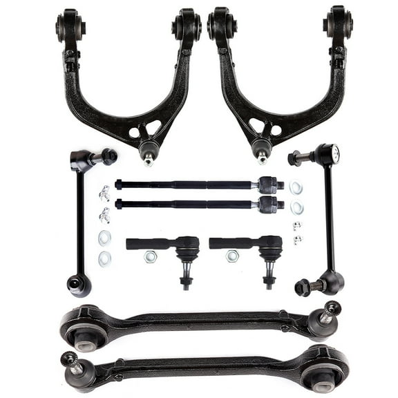 ECCPP Replacement fit for Front Lower Upper Control Arm And Ball Joint Driver Right for2005-10 for Chrysler 300 08-10 for Dodge Challenger 06-10 for Dodge Charger 10PCS K620258 K620257 EV80702 ES3571
