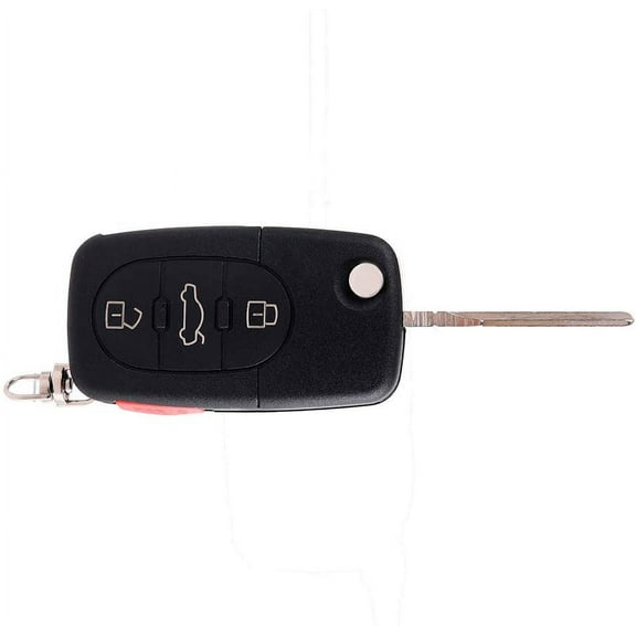 ECCPP Replacement fit for Uncut Keyless Entry Remote Key Fob Audi Series 4D0837231E (Pack of 1) Fits select: 2005 AUDI A4 3.2 QUATTRO, 2000-2002 AUDI TT QUATTRO