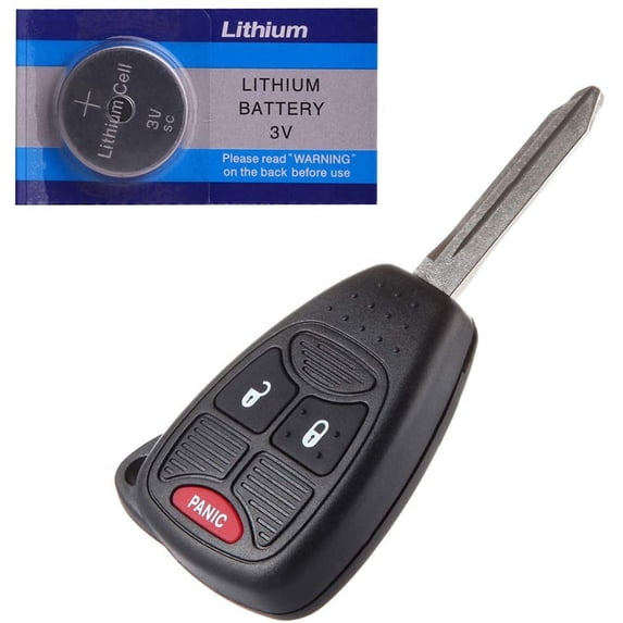 ECCPP Replacement fit for Uncut Keyless Entry Remote Key Fob 08-10 Chrysler FCC OHT692713AA Pack of 1