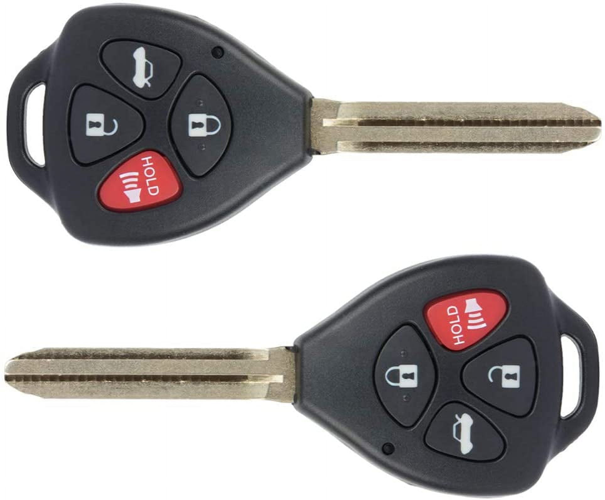 ECCPP Replacement fit for Uncut Keyless Entry Remote Key Fob 2010 2011 ...