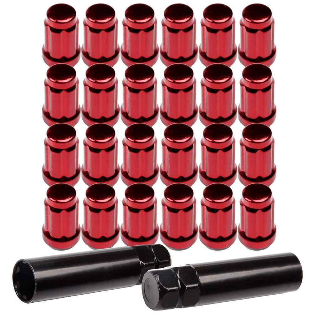 M14 X 1.5 Lug Nuts 24-Pack Black M14x2.0 - Spline Drive Compatible With Ford F-150 Expedition & Lincoln Navigator Closed End Wheel Lug Nuts M14 X 1.5 Lug Nuts 24-Pack Black M14x2.0 - Spline Drive Compatible With Ford F-150 Expedition & Lincoln Navigator Closed End Wheel Lug Nuts
