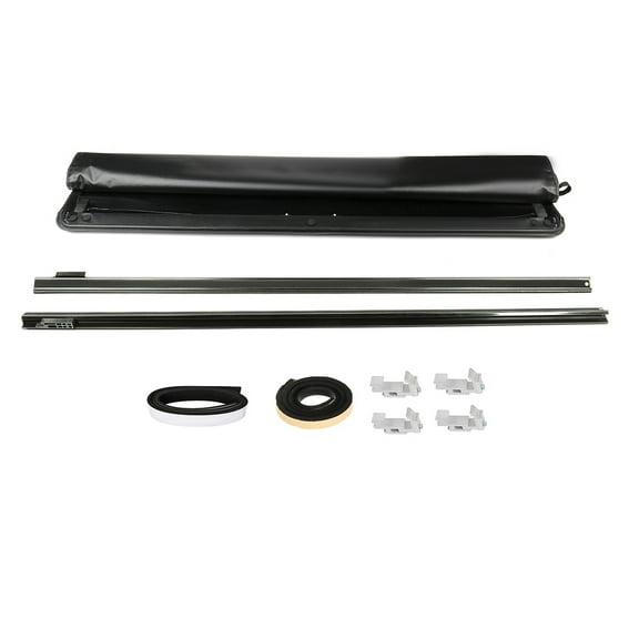 ECCPP Roll Up Truck Bed Tonneau Cover fit for Chevy Silverado/for GMC Sierra 1500 1999-2006,for Chevy Silverado/for GMC Sierra 2500 1999-2004 | Fits 8FT Truck Bed,Black