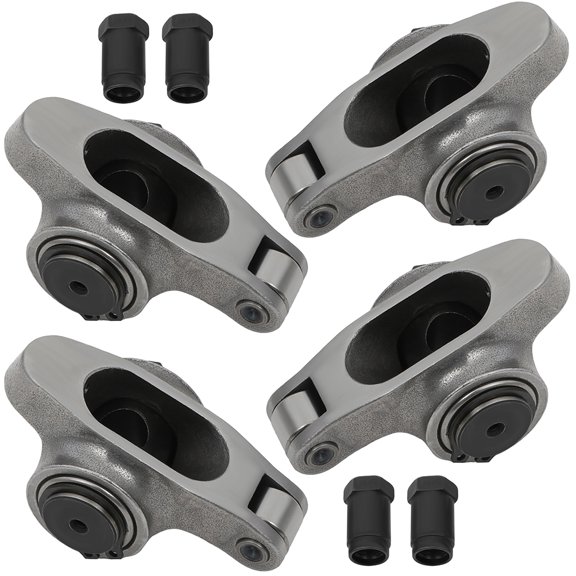 ECCPP Roller Rocker Arm 1.5 Ratio 7/16" BAPN02002 Fit for 327 350 400 Small Block for Chevy Set of 4