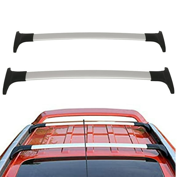 ECCPP Roof Rack Cross Bars Fit for 2013-2015 2017-2019 for Ford EcoSport Crossbars Baggage Cargo Luggage Rack Rail Ladder Bike,kayak,canoe-Fits Side Rails Models ONLY 165LBS