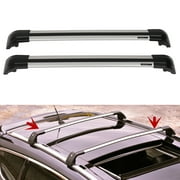 ECCPP Roof Top Cross Bar Set Roof Rack Luggage Cargo Carrier Rails Fit for Chevrolet Bolt EV 2017-2020