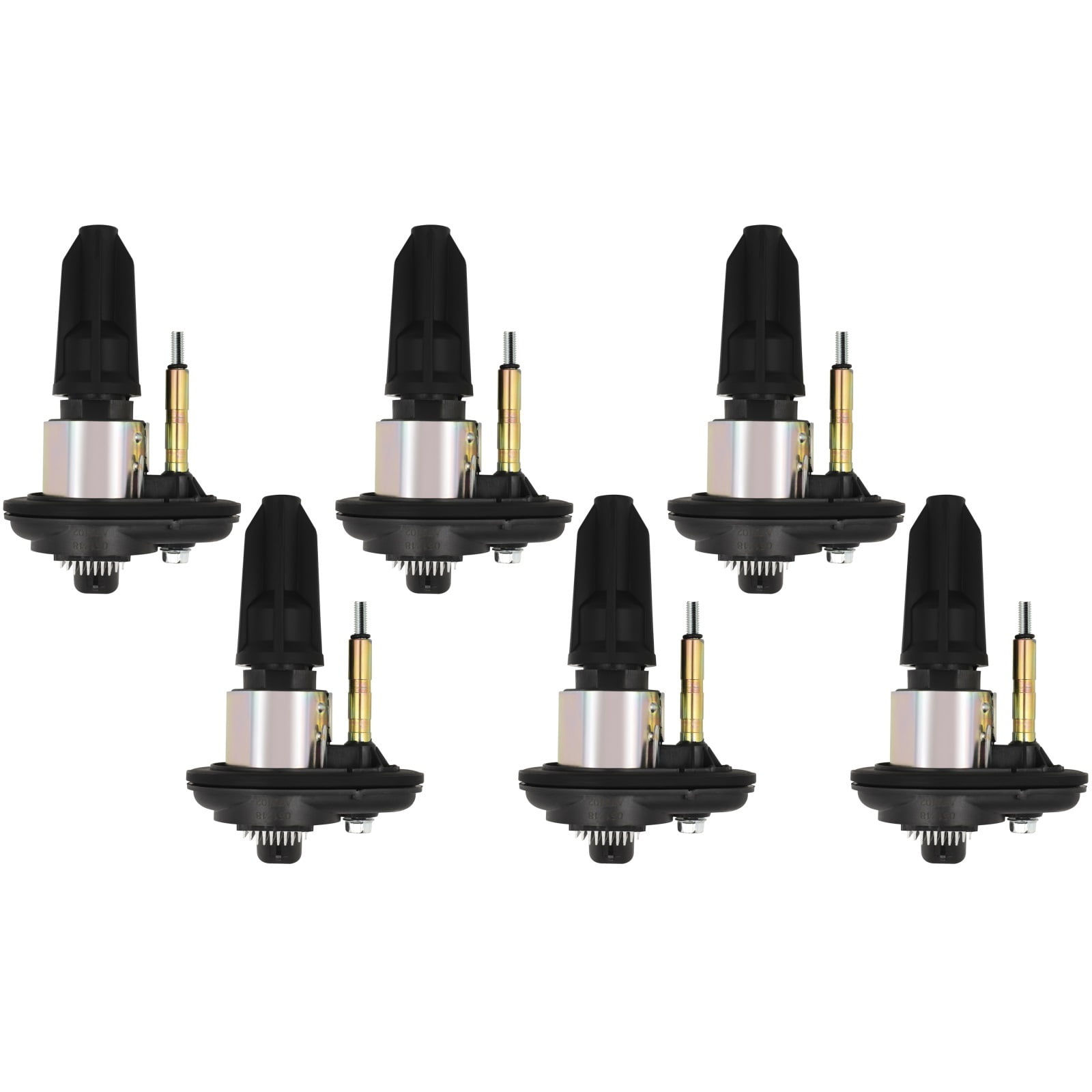 ECCPP Set of 6 Ignition Coils Pack for GMC Chevrolet Buick Isuzu Saab Trailblazer Envoy Rainer Colorado Canyon Envoy Hummer H3 OE Numbers 2.8L 3.5L 4.2L UF303 C1395