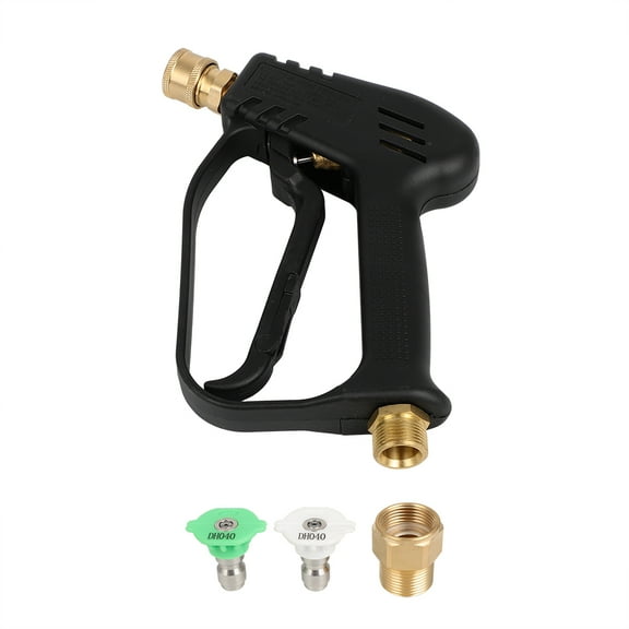 ECCPP Short Pressure Washer Gun w/M22-14MM Inlet Stubby Handle Gun Cleaner Washer