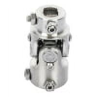JMKTMP 3/4" DD X 3/4" DD Chrome Steering U Joint - 35° Degree Universal Single Joint, Total Length 83mm - View #3