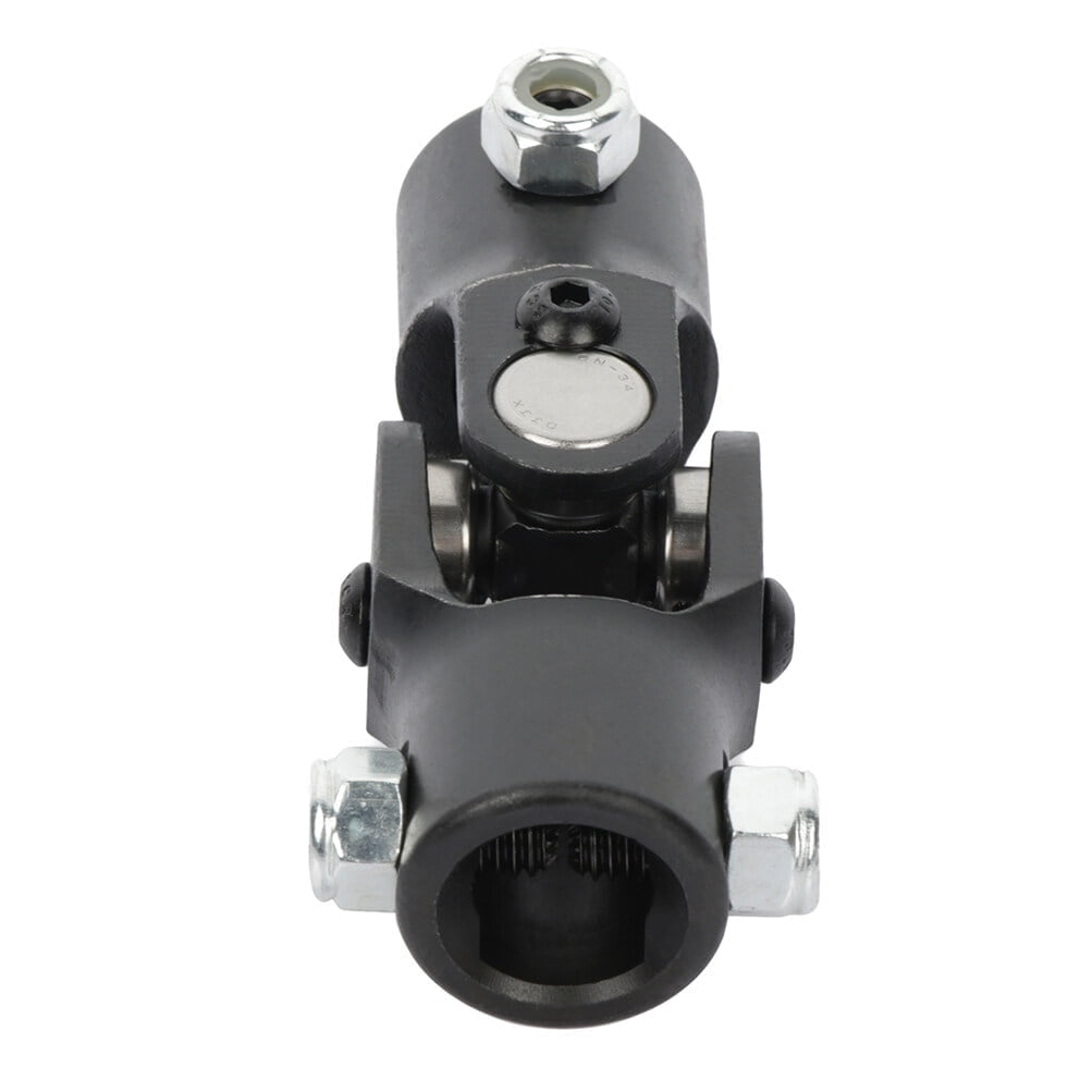 ECCPP Single Steering Shaft Universal U Joint for 3/4DD X 3/4 DD 35 Degree Black