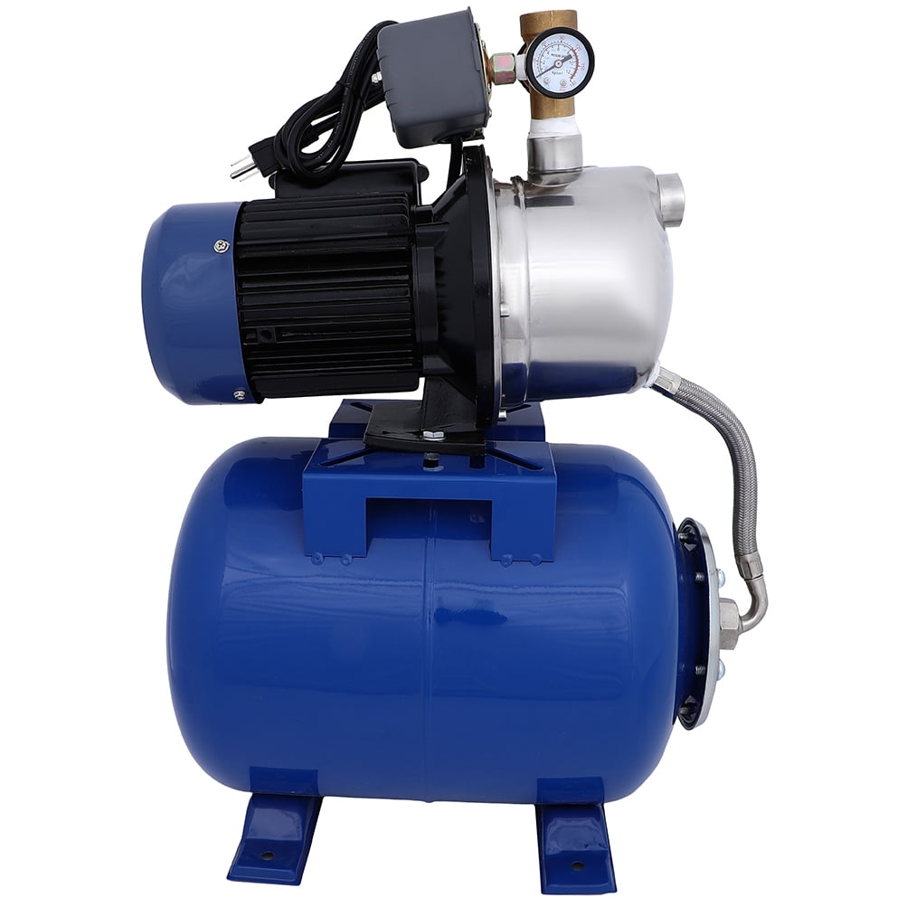 ECCPP Submersible Well Pump 1215GPH 110V / 115V 1.5 HP Shallow Well Jet Pump With Booster System and Pressure Tank