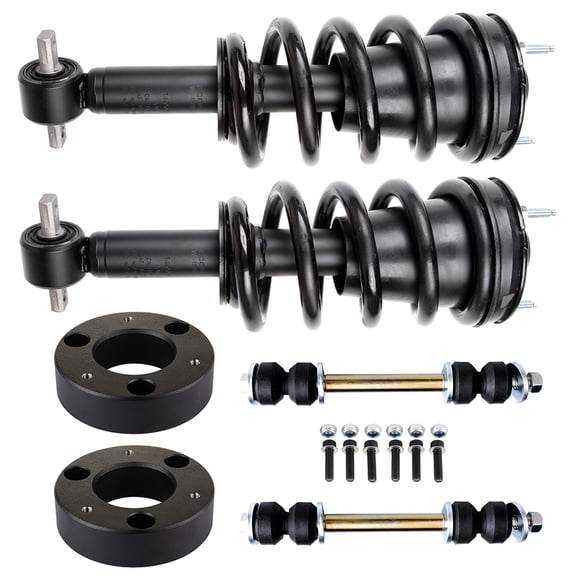ECCPP Suspension And Lift Kit 2007 2008 2009 2010 2011 2012 2013 for Chevrolet Avalanche for Chevrolet Suburban 1500 for Chevrolet Tahoe for GMC Yukon - Lift Kit Shocks Struts Sway Bar Link Set