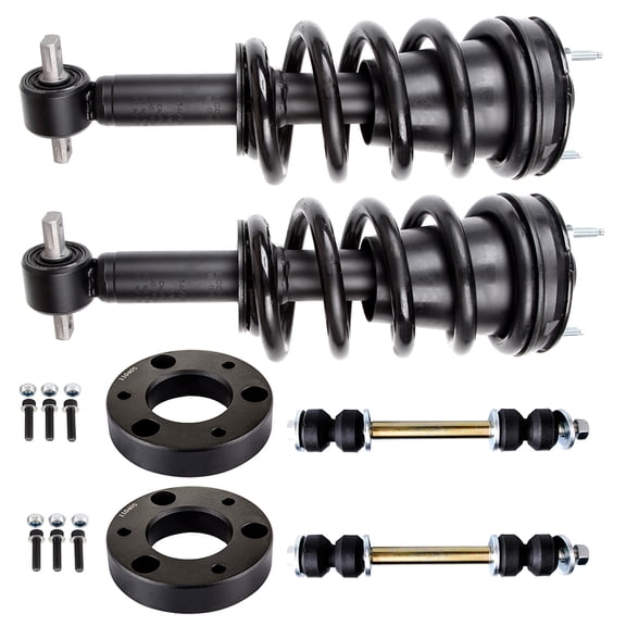 ECCPP Suspension And Lift Kit 2007 2008 2009 2010 2011 2012 2013 for Chevrolet Avalanche for Chevrolet Suburban 1500 for Chevrolet Tahoe for GMC Yukon - Lift Kit Shocks Struts Sway Bar Link Set