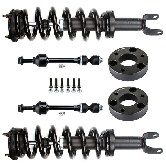 ECCPP Suspension And Lift Kit 2009 2010 2011 2012 2013 for Dodge for Ram 1500 for Ram 1500 - Lift Kit Shocks Struts Sway Bar Link Set
