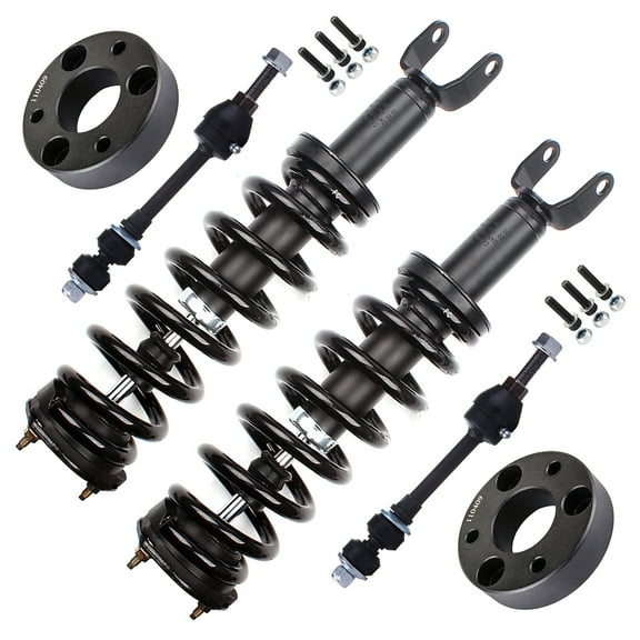 ECCPP Suspension And Lift Kit 2009 2010 2011 2012 for Dodge for Ram 1500 for Ram 1500 - Lift Kit Shocks Struts Sway Bar Link Set