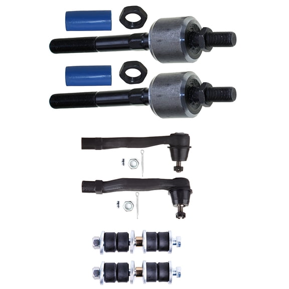 ECCPP Sway Bar Link Kit 1988 1989 1990 1991 for Honda Civic for Honda CRX - Inner Tie Rod Ends Outer Tie Rod Ends Front Sway Bar End Links Outer Tie Rod Ends