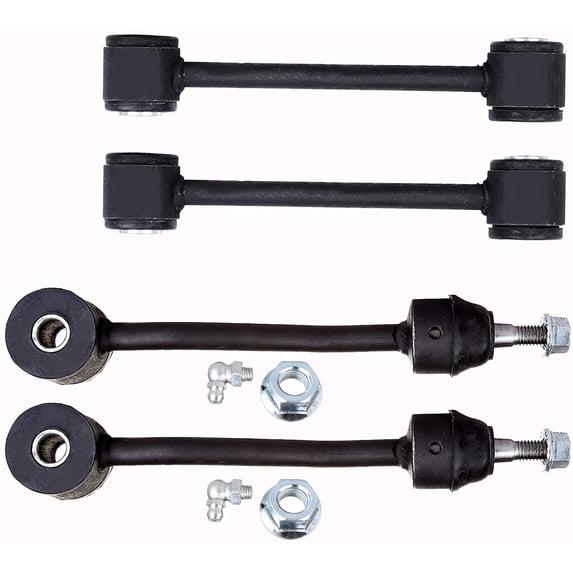 ECCPP Sway Bar Link Kit 1997 1998 1999 2000 2001 2002 2003 2004 2005 2006 for Jeep TJ 1997 1998 1999 2000 2001 2002 2003 2004 2005 2006 for Jeep Wrangler - Front Sway Bar End Links Rear EndLink
