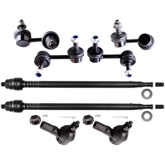 ECCPP Sway Bar Link Kit 2001 2002 2003 2004 2005 for Honda Civic - Inner Tie Rod Ends Outer Tie Rod Ends Front Sway Bar End Links Rear Sway Bar End Links Rear Sway Bar End Links
