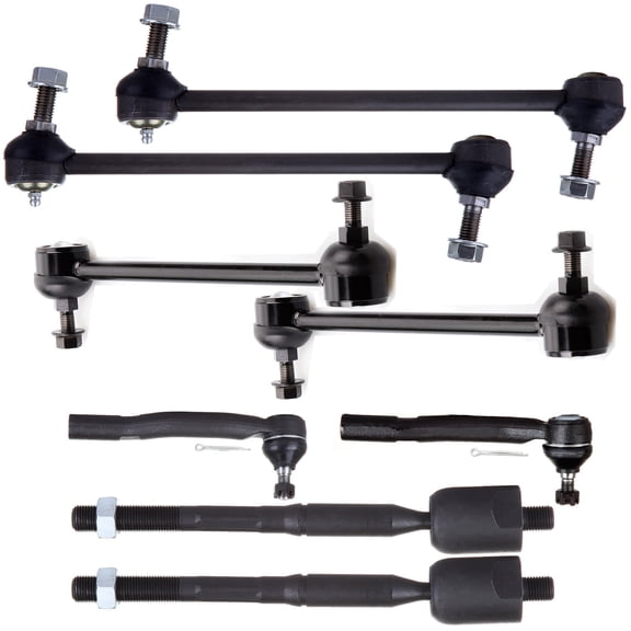 ECCPP Sway Bar Link Kit 2004 2005 2006 2007 2008 for Lexus ES330 for Toyota Camry for Toyota Solara - Inner Tie Rod Ends Outer Tie Rod Ends Front Sway Bar End Links Rear Sway Bar End Links