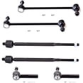 thumbnail image 1 of ECCPP Sway Bar Link Kit 2004 2005 2006 2007 2008 for Chrysler Pacifica - Inner Tie Rod Ends Outer Tie Rod Ends Front Sway Bar End Links, 1 of 7