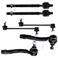 thumbnail image 1 of ECCPP Sway Bar Link Kit 2005 2006 2007 2008 2009 2010 for Hyundai Tucson for KIA for Sportage - Inner Tie Rod Ends Outer Tie Rod Ends Front Sway Bar End Links, 1 of 5