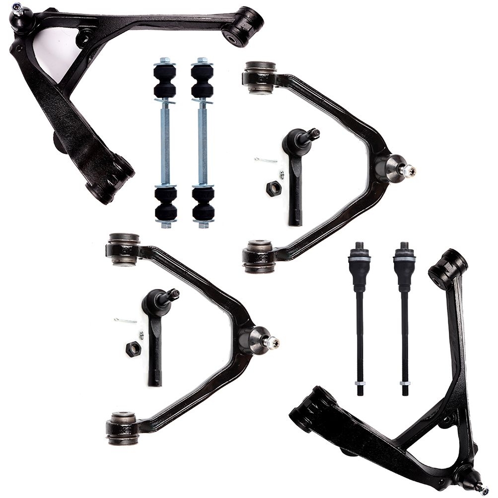 2012 GMC Yukon XL 1500 12pc Front Control Arms Tie Rods Struts Sway Bars Ball Joints Suspension Kit