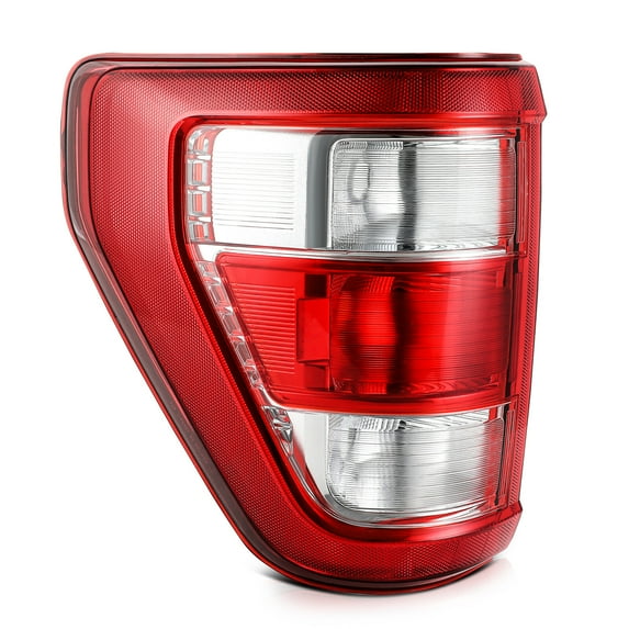 ECCPP Tail Light Assembly Compatible For Ford F-150 2021-2023 Driver Side (Black Housing Red Lens)