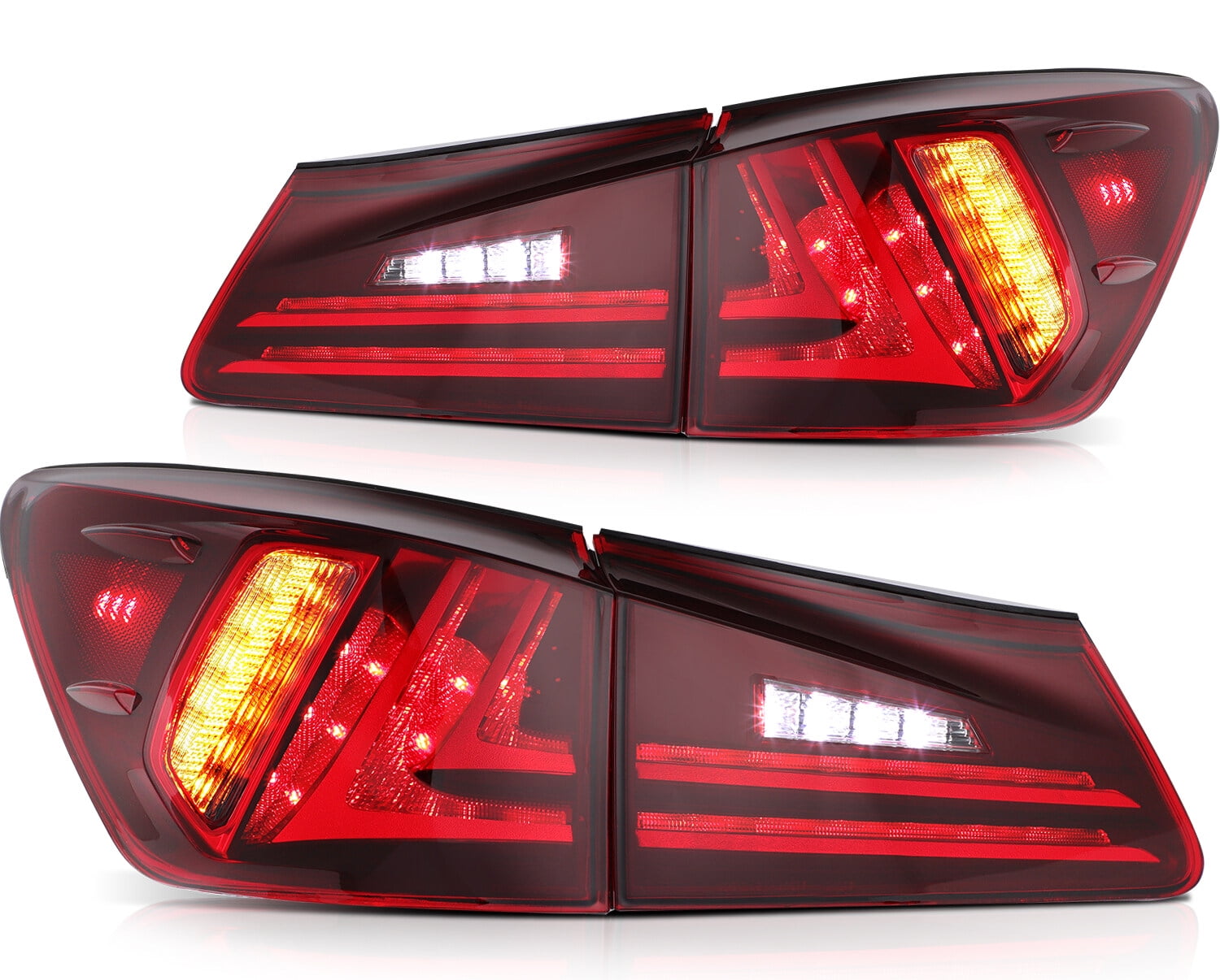 Inginuity Time LED Tail Lights with Trunk Lamp For Lexus IS250