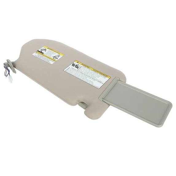 ECCPP Tan Beige Sun Visor Left Driver Side fit for 2013-2018 Pathfinder 2014-2017 for Infiniti QX60 2013 for Infiniti JX35 Automobile Windshield Visor with Sunroof