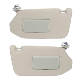 ECCPP Tan Beige Sun Visor Left + Right fit for 2013-2018 Pathfinder 2014-2017 for Infiniti QX60 2013 for Infiniti JX35 Automobile Windshield Visor with Sunroof