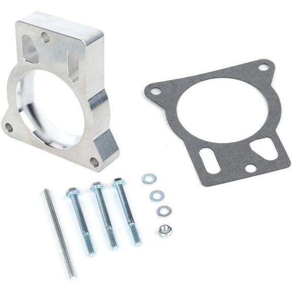 ECCPP Throttle body spacer Gaskets Throttle Body Spacer Fit for Cadillac Escalade 5.7L 6.0L, for Chevrolet Avalanche 1500 5.3L/ 2500 8.1L, for GMC Sierra 1500 4.3L 4.8L 5.3L