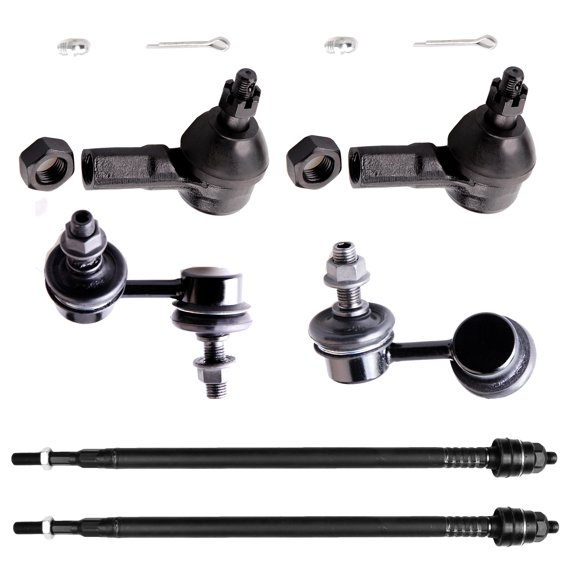 ECCPP Tie Rod End Tool for Honda CR-V Inner Tie Rod Ends Outer Tie Rod Ends Front Sway Bar End Links 6pcs Fits select: 2003-2004 HONDA CR-V EX