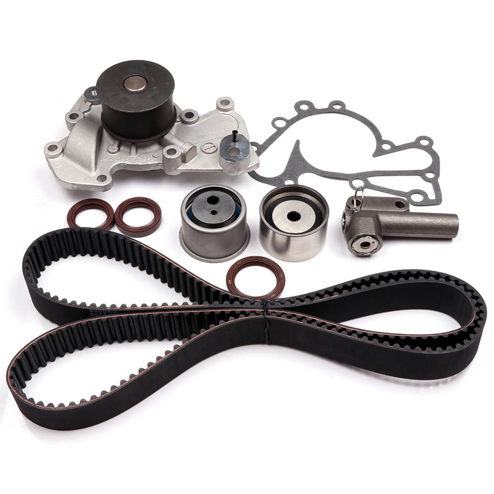 ECCPP Timing Belt Water Pump Kit for 1999 - 2010 for Hyundai Sonata Tucson Tiburon Santa Fe for Kia for Sportage Optima 2.5L 2.7L V6 DOHC 24V G6BA G6BV DELTA