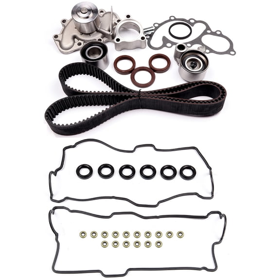 ECCPP Timing Belt Water Pump Kit and Valve Cover Gasket,Automotive Replacement parts Fits 3.4L 1996-2002 For Toyota 4Runner T100 95 - 04 For ToyotaTacoma 2000 - 2004 For Toyota Tundra 5VZFE V6